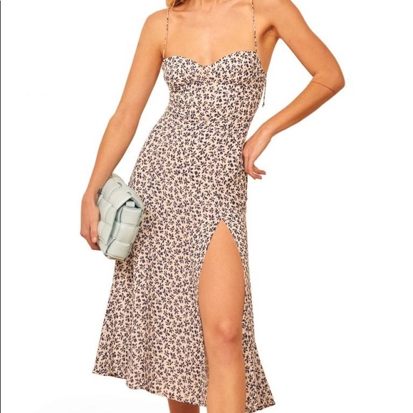 Reformation Dresses & Skirts - Reformation Juliette High Slit Sundress In Bombay